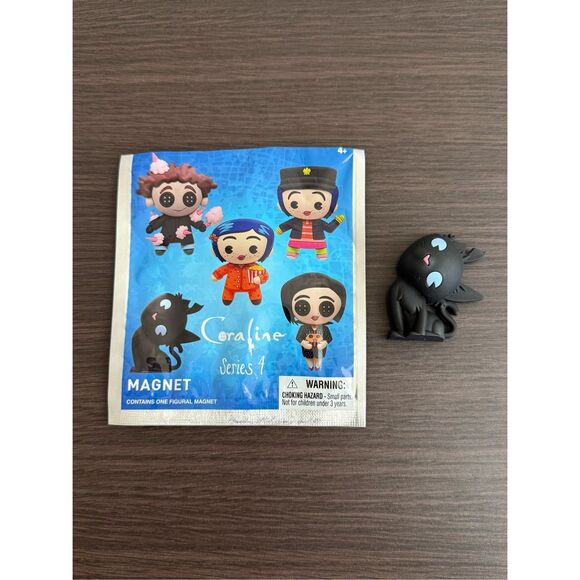 Coraline Series 4 Blind Bag Figural Magnet - The Cat - Picture 1 of 2